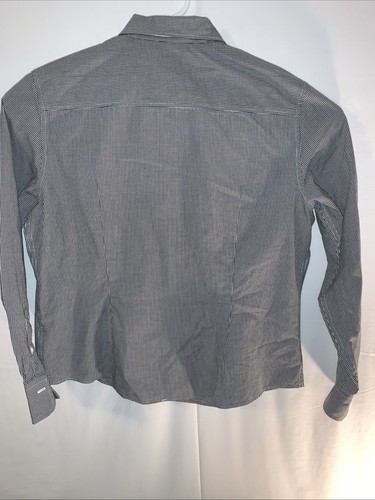 Brooks Brothers 346 Shirt Size 14 Black & White Gingham Long Sleeves - Picture 8 of 8