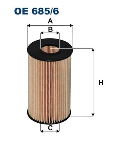 Fits FILTRON OE 685/6 OIL FILTER