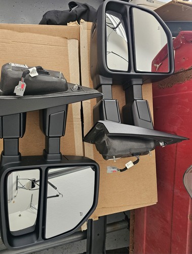 Ford Oem F150 Tow Mirrors Mirrror Driver And Passenger 