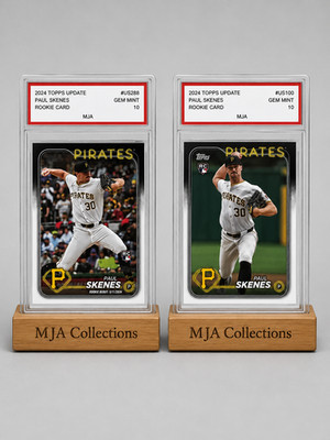 2024 Topps Update PAUL SKENES Rookie Lot US100 & US288 Graded 10 Pirates RC