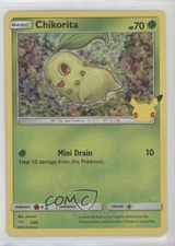 Chikorita Confetti Holo Pokémon Sword & Shield McDonald's Collection #2