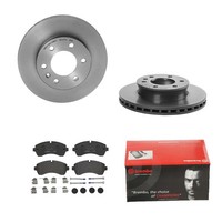Brembo Bremsscheiben Coated Ø300Mm + BremsbelÄGe Vorne FÜR VW Crafter 30-35 2EX