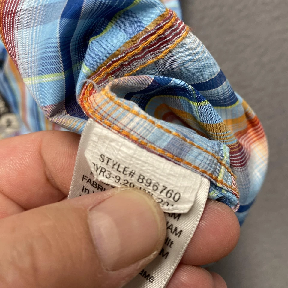 Marmot Shirt Mens Medium Plaid Short Sleeve Lightweight Outdoor Hiking B96760 - Image 4 of 4