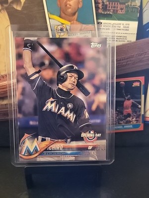 2018 Topps Opening Day Baseball #61 Ichiro Miami Marlins  