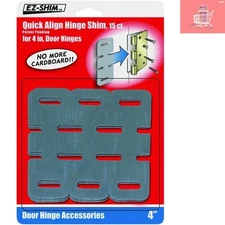 EZ-Shim HS400BP 4" Hinge Shims - Reliable 15 Pack for Efficient Alignment