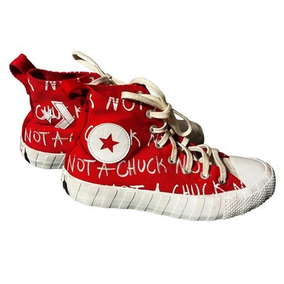 Converse UNT1TL3D  Not A Chuck  High Tops Red Men s 5 Women s 7