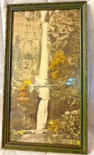 Rare #2 Multnomah Falls  Framed 9-1/2"x17" Arthur Prentiss Photograph