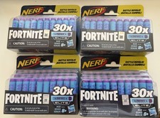 4 Packs Of Official Nerf Fortnite Darts Elite Battle Royale Dart Refills