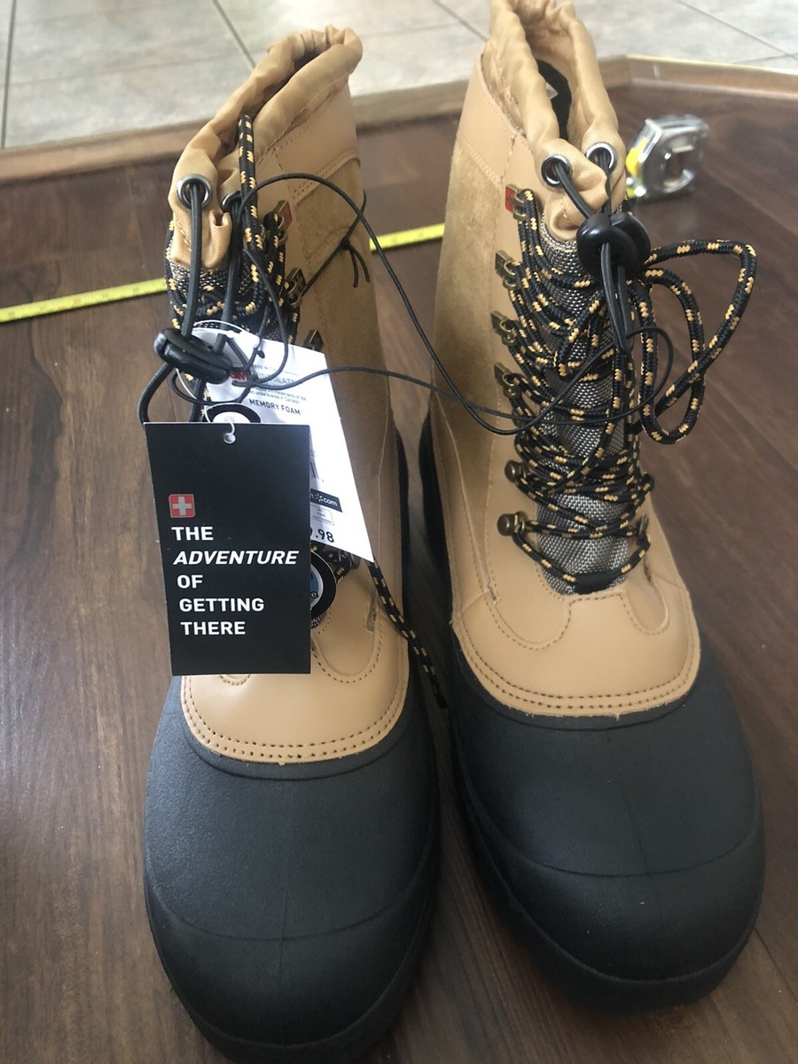 Swiss Tech Men's Tall Winter Pack Boots Size 13 Working Boots