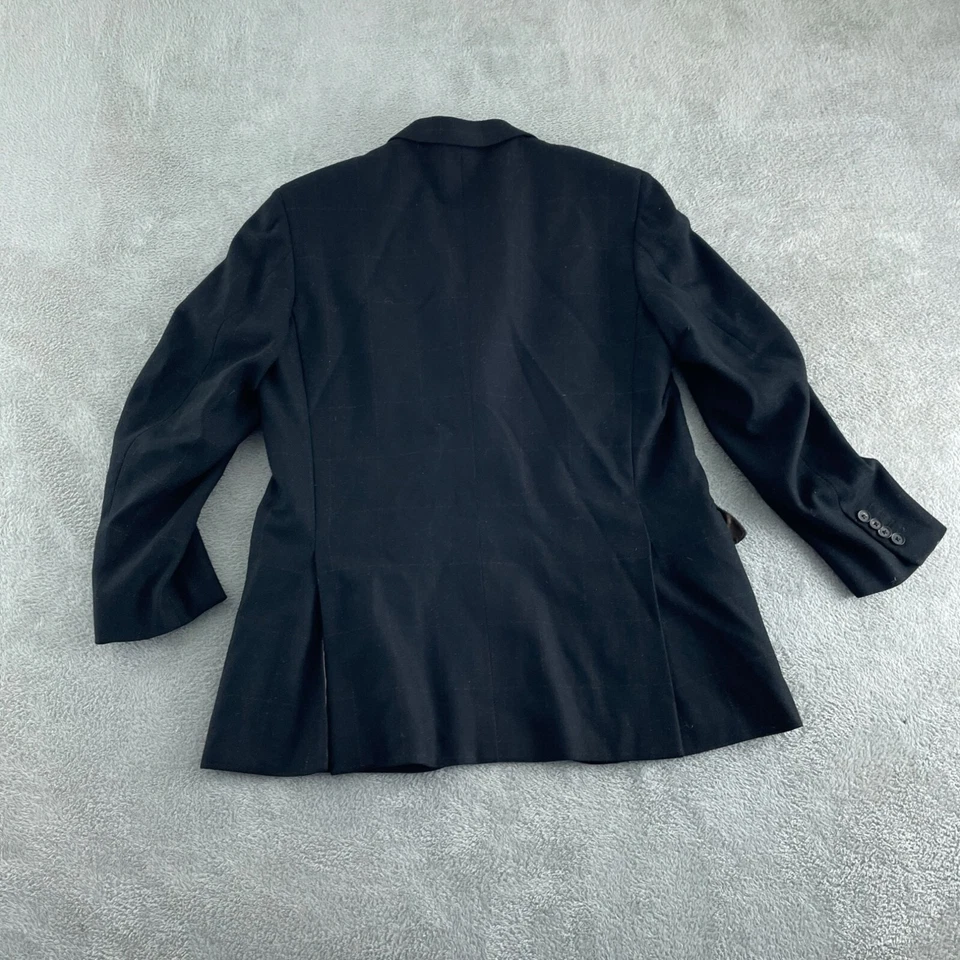 Gianluca Isaia Mens 42 Black Blazer 90% Wool 10% Cashmere 3-Button 2765 - Image 2 of 4