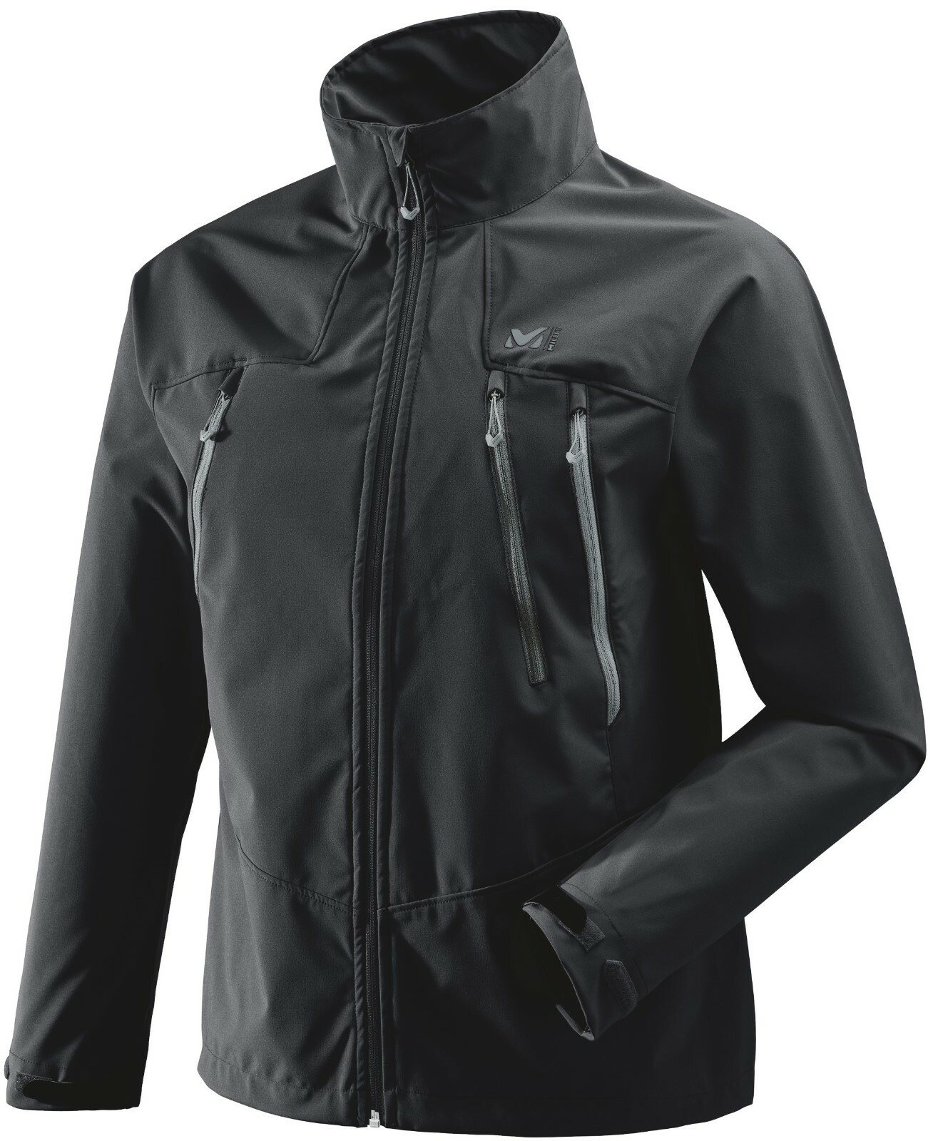 Chaqueta Millet K Shield Para Hombre Softshell Negra