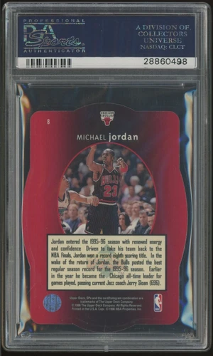 1996-97 Spx Gold #8 Michael Jordan Chicago Bulls HOF PSA 10 GEM MINT
