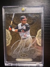 2019 Topps Tier One Prime Performers Auto Slvr Ink #PPA-BL Barry Larkin /10 P161