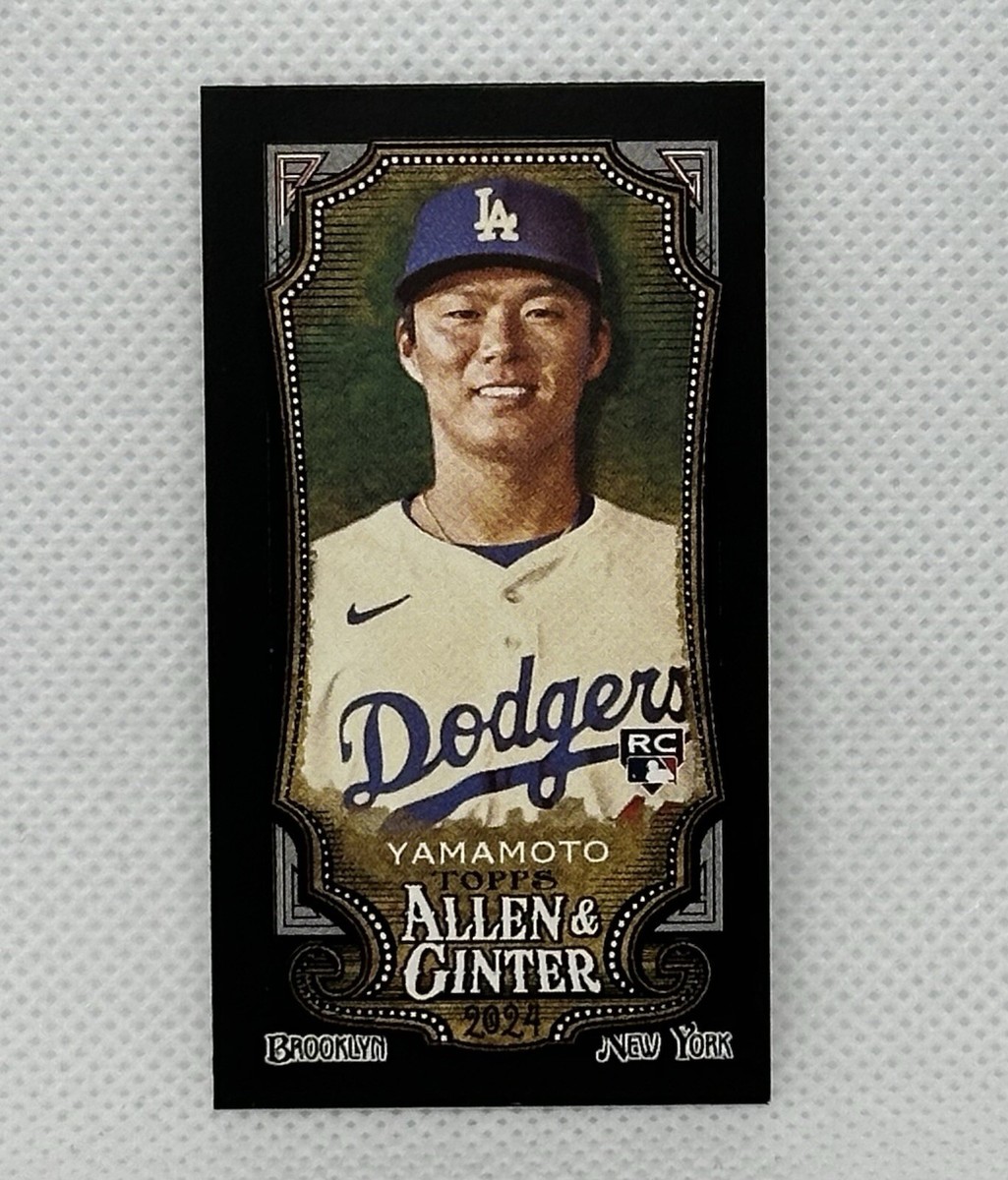 2024 Topps Allen & Ginter #201 Yoshinobu Yamamoto Rookie 2024 Topps Allen & Ginter #201 Yoshinobu Yamamoto Rookie