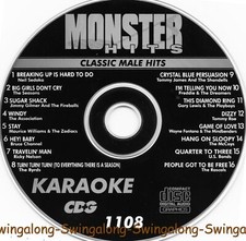 CLASSIC MALE MONSTER HITS KARAOKE CD G VOL-1108 THE BYRDS NEW In White Sleeve