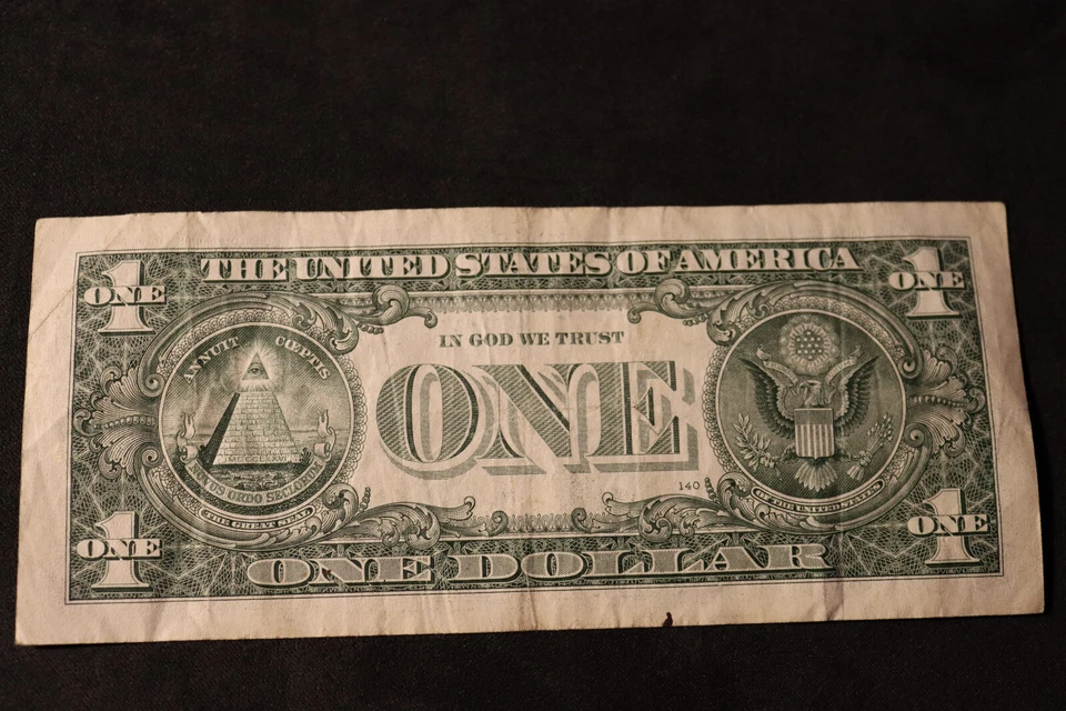 ONE DOLLAR FANCY BIRTHDAY/ANNIVERSARY NOTE [JULY 9, 1984]  SN # C 70091984 D - Image 3 of 3