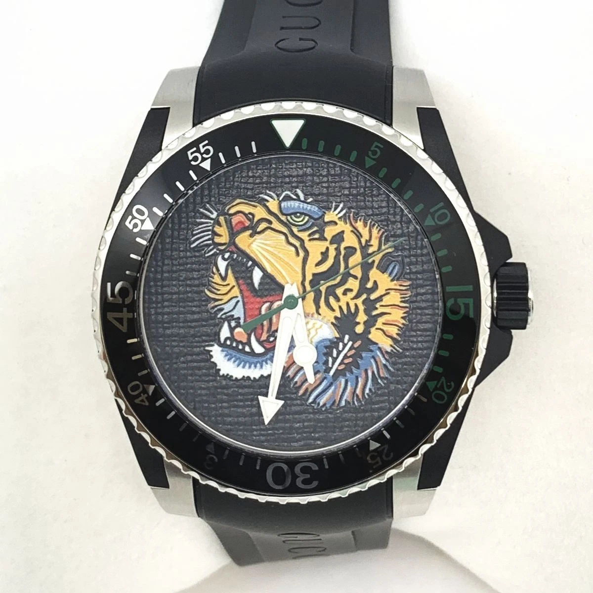 Gucci tiger shop head watch