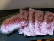 6 pack Dottie loves...girls party sleeping masks cheetah print and feathers