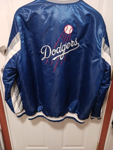 Los Angeles Dodgers Starter MLB Baseball Blue Satin Jacket Sz Adult XXL - Picture 5 of 18