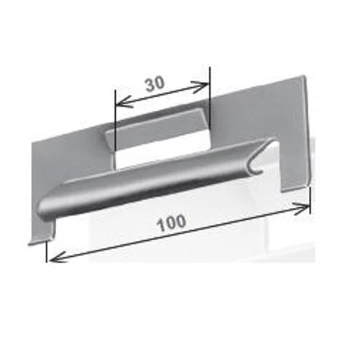 ROLLMATIK Gancio per avvolgibile in plastica con asola antitaglio