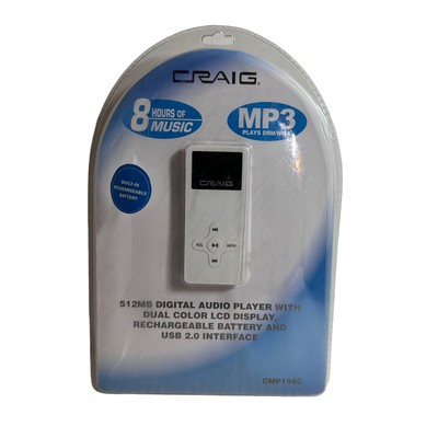 Craig Electronics - 512MB Digital Audio / MP3 Player with LCD Display CMP168C