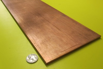 145 Tellurium Copper Bar 1/4'' Thick x 6.0'' Wide x 3 Foot Length