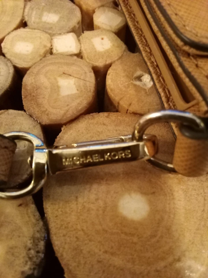 FUNDA SMARTPHONE MICHAEL KORS iPHONE 4/4S MUÑECA ID C/C CARTERA CUERO MARRÓN Foto 3 de 4