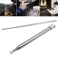 2Pcs Camping Fire Blow Pipe Telescopic Blow Fire Tube Blower Pipe Campfire Tool