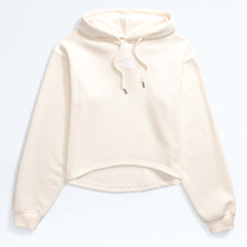 NEW The North Face Evolution Hi-Lo Gardenia White Hoodie Sweatshirt Women's XL