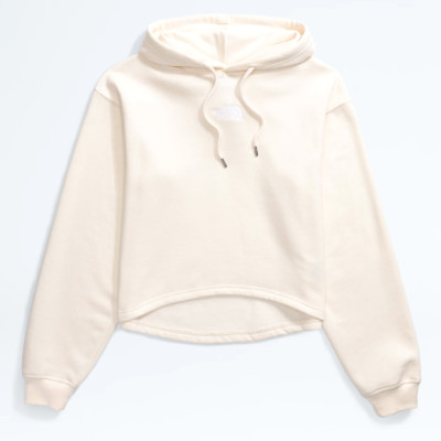 NEW The North Face Evolution Hi-Lo Gardenia White Hoodie Sweatshirt Women's XL