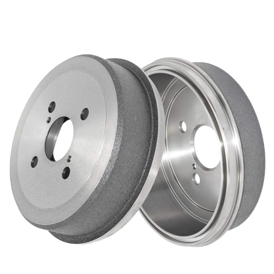 Front Rotors Brake Pads Rear Drums Shoes for 1993-1997 Toyota Corolla GEO Prizm - Image 4 of 4