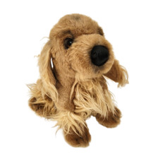 VINTAGE 1982 AVANTI BROWN COCKER SPANIEL PUP PUPPY DOG STUFFED ANIMAL PLUSH TOY