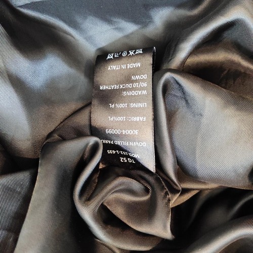 RRP £2400+! RAF SIMONS DOWN FILLED POLYESTER PARKA 152-1-635 PATCH SLEEVES - Picture 4 of 4