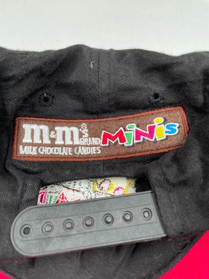 VINTAGE 1997 M&Ms Minis Promo Hat Cap Snap Back Candy Milk Chocolate Green M&M - Image 4 of 4
