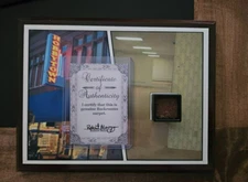 The Backrooms Authentic Carpet Plaque with Certificate of Authenticity