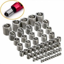 60Pcs/Set Helicoil Thread Repair Insert M3 M4 M5 M6 M8 M10 M12 Stainless Steel