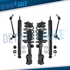Front Struts w/ Coil Spring Rear Shocks Sway Bars Kit for 2011-2014 Ford Mustang