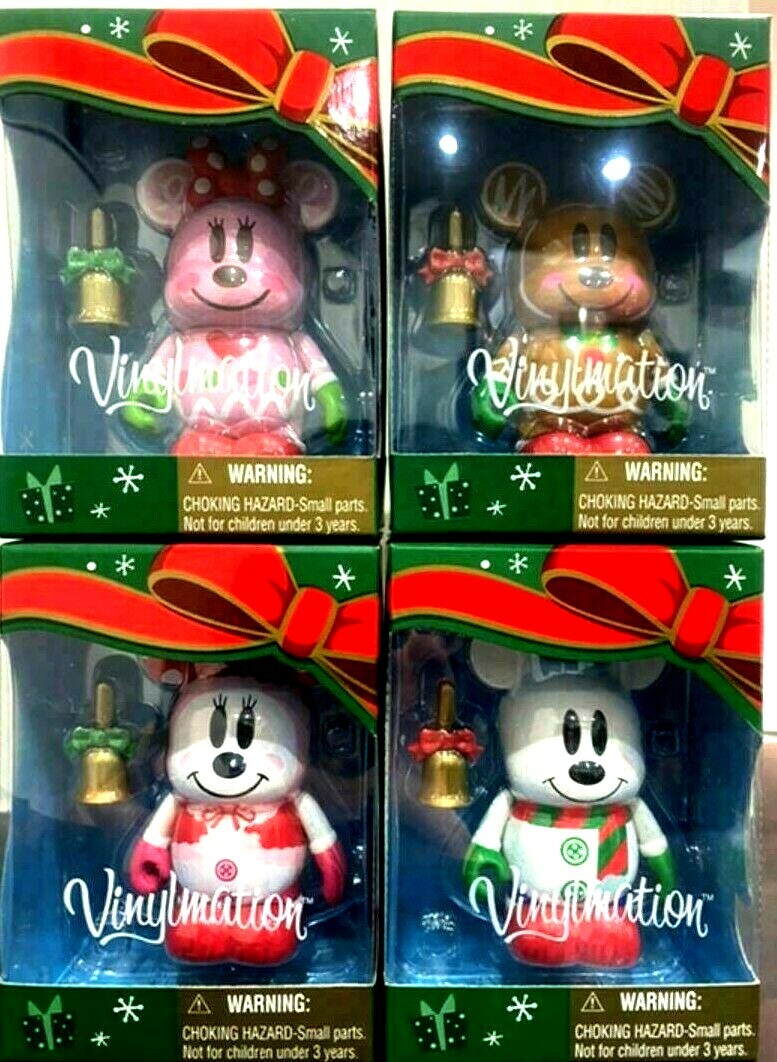 【即購入ok!!】Vinylmation ディズニークリスマス4体セット 新品 即購入ok!!】Vinylmation ディズニークリスマス4体セット 新品