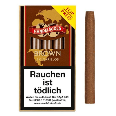 Handelsgold Brown Cigarillos 10x5 St/Pck(0,32 =1St)