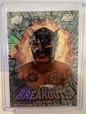 2022 Upper Deck AEW Rey Fenix Breakouts Insert Card #BO-13
