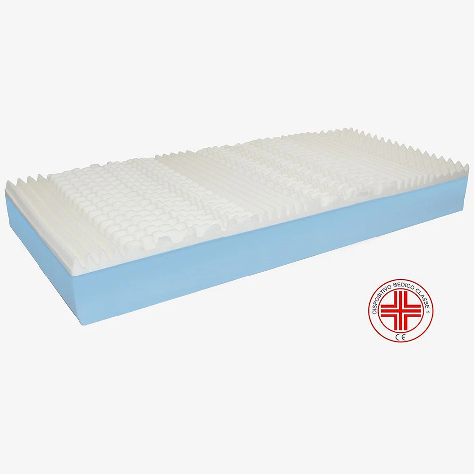 MATERASSO MEMORY FOAM 90X190 H14 CM - MEMORY FOAM 3 CM - MATERASSO SINGOLO SOFT - Immagine 3 di 4