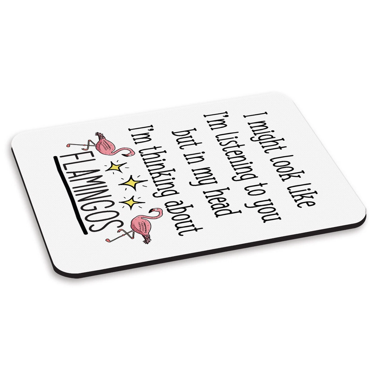 Tappetino per mouse extra large con stampa di fiori rosa, 30 x