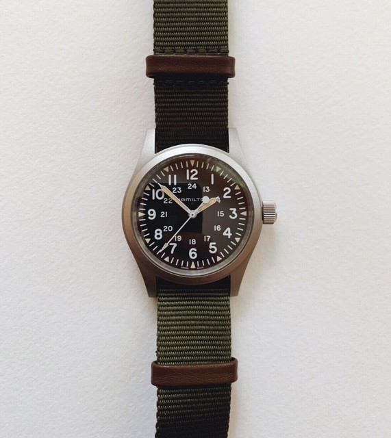 men's hamilton khaki field mechanical watch h69439931