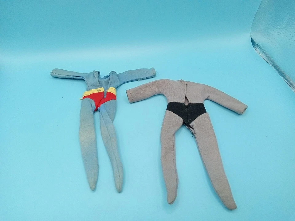 Trajes corporales vintage de Batman y Superman para figura muñeca de 8" Foto 2 de 4