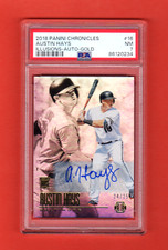 AUSTIN HAYS 2018 ILLUSIONS GOLD AUTOGRAPH ROOKIE RC AUTO # /25 NEW PSA 7 ORIOLES