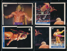 lot 8 1991 WWF SuperStars Stickers Ultimate Warrior 47 48 51 52 53 55 56