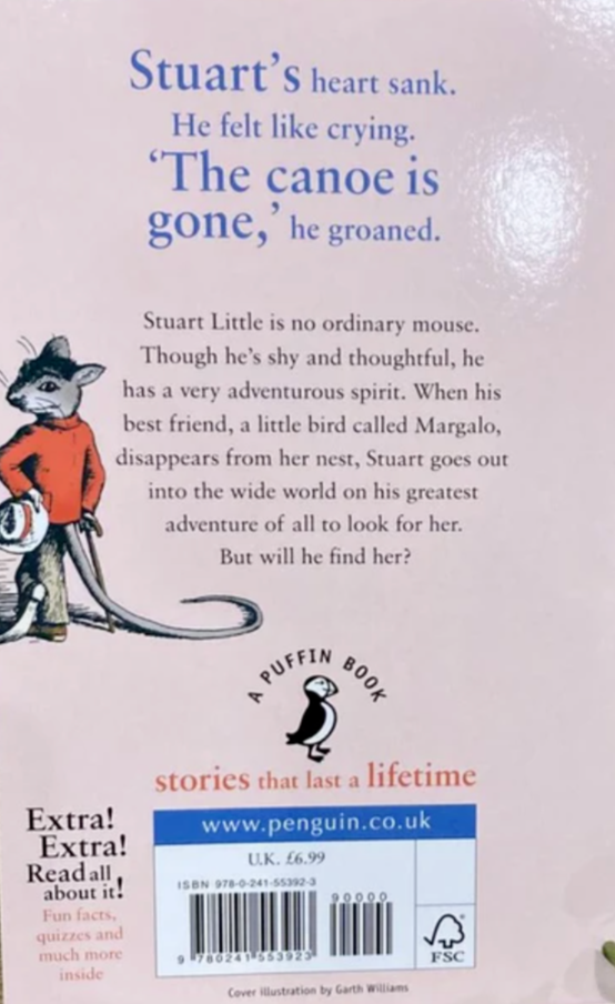 Stuart Little by E. B. White NEW Paperback Illustrated by