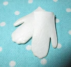 Vintage Barbie 1959 60s Peachy Fleecy 915 Commuter Set 916 White Vinyl Gloves