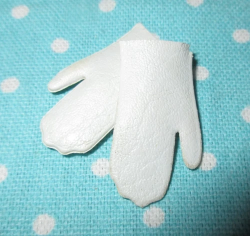 Vintage Barbie 1959 60s Peachy Fleecy 915 Commuter Set 916 White Vinyl Gloves