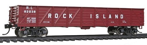 Walthers 910-5661 HO Chicago Rock Island & Pacific 40' Drop Bottom Gondola 82058 | Condition: Used